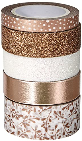 Heyda Deko Tape Mix rosegold 5er