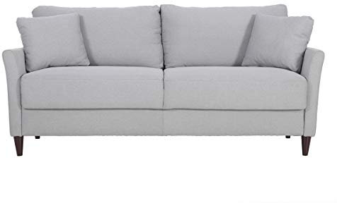 Miliboo Sofa 3-Sitzer Design aus Stoff mit Aufbewahrung Medley
