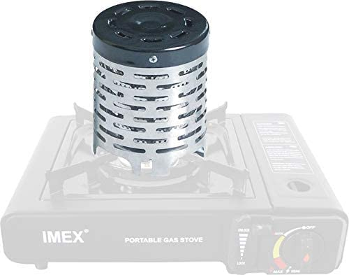IMEX Accessoire chauffant pour réchaud à gaz, transformez le réchaud de camping en chauffage à gaz, couvercle pour réchaud de camping, chauffage de tente, chauffage à gaz de camping, accessoire