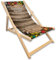 Unikatolo Liegestuhl mit Name, Garten, Blumen, Holz, Landhaus, Gartendeko, Geschenk für Frauen, Gartenfee, Blumenfee