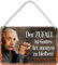 schilderkreis24 - Blechschilder Albert Einstein Zitat Spruch “Der Zufall Gottes Art anonym.” Deko Hängeschild Nachdenken Leben Weisheit Metallschild Schild Geschenkidee 18x12 cm