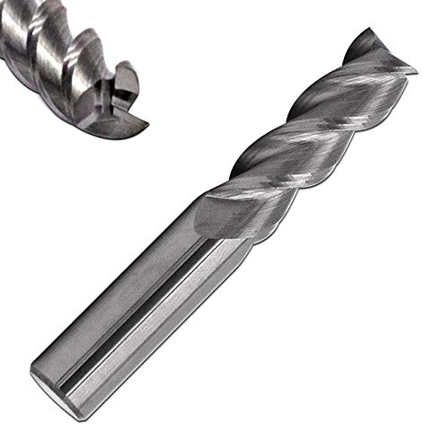 Corintian VHM Alufräser, Ø 1-12mm, Dreischneidrig, Vollhartmetall, für Aluminium, Kunststoff, etc. (6mm)
