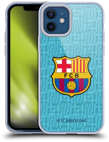 Head Case Designs Officially Licensed FC Barcelona Third 2019/20 Crest Kit Gel Case [Military Grade Protection] Compatible with Apple iPhone 12 / iPhone 12 Pro and Compatible with MagSafe