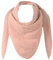 FASHION YOU WANT XXL Schal flauschig schal-tuch damen dicker dreieckstuch groß Wolle UNI Farben kuschelig (rosa)