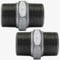 AERZETIX - C65069 - Set di 2 Nipplo uguale maschio-maschio 3/4x3/4'' zincato - in ghisa - raccordo tubo per avvitare doppia filettatura - idraulico-riscaldamento installazione di acqua alimentazione
