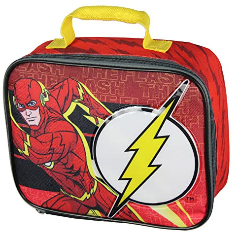 DC Comics The Flash Character Lightning Bolt - Lonchera aislada con logotipo