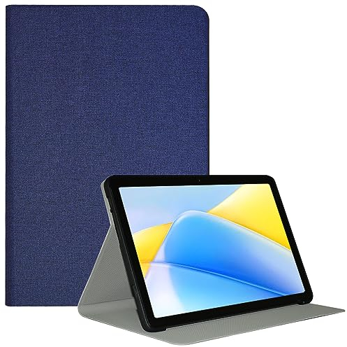 AKNICI Funda para TECLAST P40S/TECLAST P40HD 2023/TECLAST M40 Plus 2023 Tablet 10 Pulgadas, PU Ultra Delgada Cubierta Trasera de TPU Cover Carcasa con Auto-Sueño/Estela Soporte Función, Azul