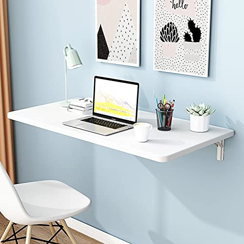 KAZUP An der Wand montierte Drop-Leaf-Tische, an der Wand montierter Klapptisch für Waschküche, platzsparender Hängetisch, abgerundetes Antikollisionsdesign, geeignet für Familie, Arbeitszimmer, W