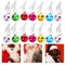 TOPPERFUN 24st Bartschmuck Weihnachtsbart Bart Weihnachtsschmuck Bart Weihnachtskugeln Weihnachtlicher Bartclip Jingle Bells Bartclips Mini Christbaumkugeln Haarklammer Gesicht