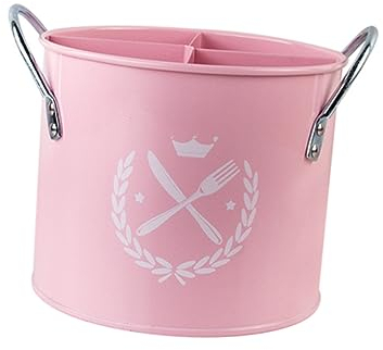 VINTORKY Almacenamiento De Cubiertos Contenedor De Almacenamiento Contenedores De Almacenamiento para Cocina Organizador De Cubiertos Cesta De Cubiertos De Rejilla Múltiple Utensilios De