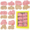 Prmape 8 Stück Keksausstecher Fahrzeuge, Cookie Cutter Kinder, Plätzchen Ausstecher Lustig, 3D Fahrzeug Ausstecher Set Plätzchenausstecher für Tortendeko Kekse Backen Küche Zubehör