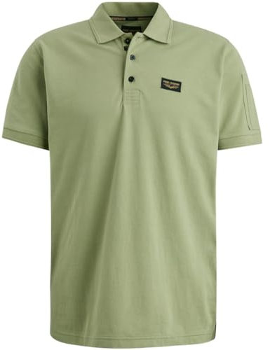 PME Legend Short Sleeve Polo Trackway - Herren Poloshirt, Größe_Bekleidung:L, Farbe:sage