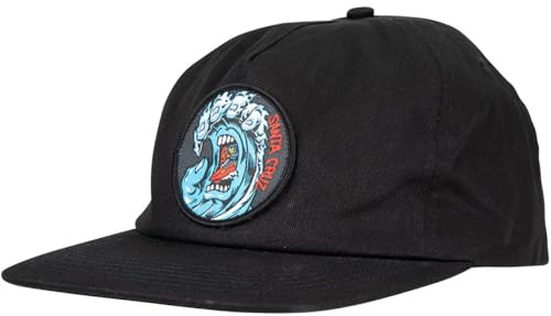 Santa Cruz Herren Cap Screaming Wave Snapback, Größe:OneSize, Farben:Black