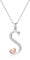 Mesovor Initiale Kette Silber 925 für Damen Mädchen, 100% Sterling-Silber-Buchstaben-Halskette mit Zirkonia, Schmuck, Geschenke für Familie, Mutter, Schwester, Ehefrau (Buchstabe-S)