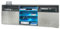 Vladon TV-Board Granada, Lowboard mit 2 Türen und 6 offenen Fächern, Korpus Anthrazit matt, Fronten in Beton Oxid Optik mit RGB LED-Beleuchtung (146 x 54 x 35 cm)