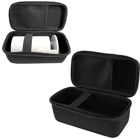 Étui de Transport pour Projecteur Nebula Capsule 3/HY300/HY300 Pro/HY320, Sac à Main de Rangement de Voyage à Coque Rigide Portable, Résistant aux Chocs et à la Poussière, Noir