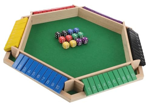 Alasum Sechsseitiger Klappspieltisch für Riegel und Party