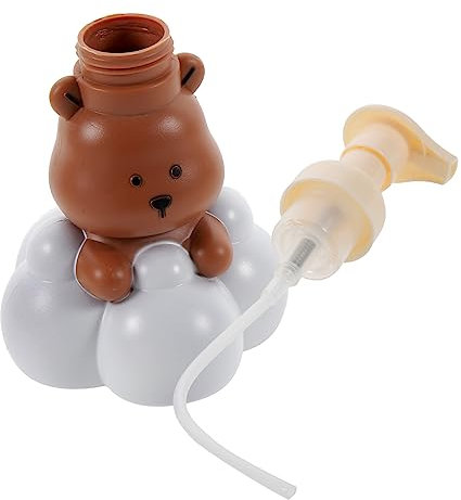 Happyyami Distributeur Pompe à Mousse Flacon Vide Rechargeable Pour Gel De Douche Voyage Main 250ml Marron