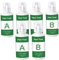 6pcs hydroponische Pflanzenfutter, A & B Hydroponische Nährstoffe, Dünger für Gemüse, Obst, landwirtschaftliche, Dünger