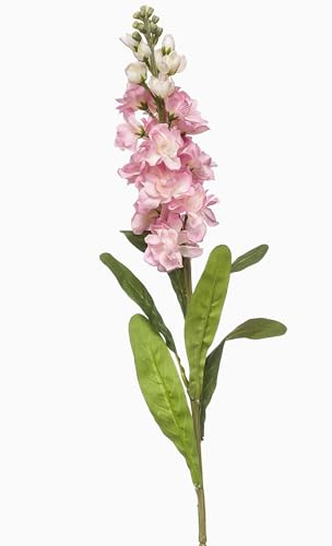 artplants.de Kunstblume Levkoje DIHALLA, rosa, 80cm - Künstliche Blume