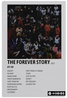 ZZHCMP The Forever Story-JIDMural Leinwand-Poster, Wohnzimmer-Dekoration, Schlafzimmer und Büro, Antifouling, wasserdicht, feuchtigkeitsbeständig, Jugendgeschenk, ungerahmt, 60 x 90 cm