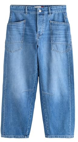 NEXT Damen Barrel-Jeans mit Zwei Taschen