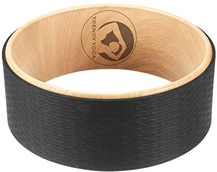 Trendy Sport GmbH und Co.KG Unisex – Erwachsene Trendy Roda Yoga Rad, Holzoptik, 32x13x13 cm