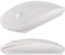 REALMAX® Wireless Mini Ultra-thin USB Cordless with Optical Mouse Scroll Wheel for Gaming Windows Computer PC Laptop Macbook Pro iMac Travel Mouse (White)