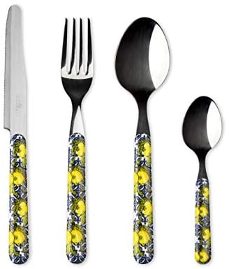 Excelsa Amalfi Servizio 24 Posate, Acciaio Inox 18/0