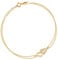 Maverton Herz Damen Armband 333 Gold - mit Herzen + personalisierte Geschenkbox mit Gravur - Weihnachtsgeschenke - Geschenk für Frauen - Länge: 18-21 cm - 8 Karat
