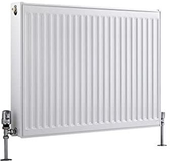 Milano Compact White Type 22 Horizontal Double Panel Convector Radiator - 600mm x 700mm