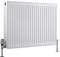 Milano Compact White Type 22 Horizontal Double Panel Convector Radiator - 600mm x 700mm
