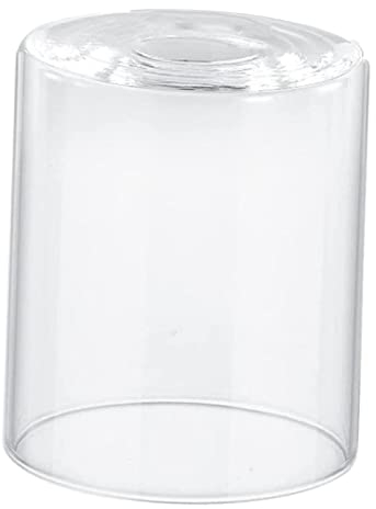Baoblaze Lampenschirm Glas Ersatz Zylinder, Glas Lampenschirm Ersatzglas, Kugel Glaszylinder Glas Ersatzlampenschirme, Glass Lamp Shade Hanging Light Cover Decor, 10 cm x 20 cm