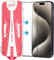 Screen Protector for iPhone 16 Plus/15 Plus, Black Full Coverage Tempered Glass Film with Easy Installation Tool, Case-Friendly HD Clear 6.7 Edge to Edge