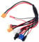 LAUGHERER 8 in 1 RC Lipo Battery Charger Splitter Cable Adapter Connector XT60 Plug to JST T Plug XT60 EC3 Futabas Tamiyas