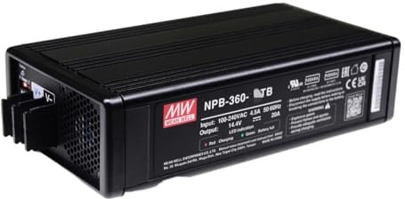 MEAN WELL NPB 360W 13.8V 20A Battery chargers Adapter, NPB-360-12TB AC-DC Switching Power Supply Driver Converter Transformer with Terminal Block