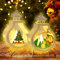 Shinybox Weihnachtsdeko Laterne, 2 Stück Weihnachtslaterne mit LED Licht, Weihnachten LED Deko, Weihnachten Deko, Batteriebetrieben, Weihnachtsdekoration Innen Außen, Weihnachtstag Geschenke(A)