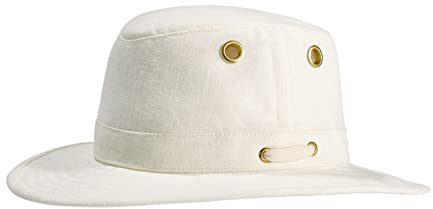 Tilley TH5 Hemp Medium Curved Brim Hat - Natural, 7 1/2