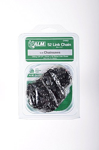 ALM Chainsaw Chain 52 Links 1.3mm Replacement for Black & Decker Ryobi Castor Alpina