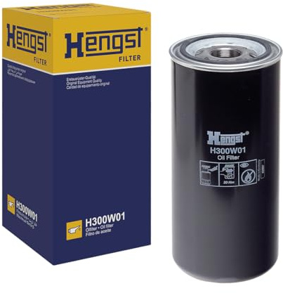 HENGST - Ölfilter H300W01 - Öl-Anschraubfilter für KFZ | Hochwertiger Motorölfilter für KFZ mit Otto- oder Dieselmotor - Robuster Ölfilter mit hoher Schmutzaufnahmefähigkeit