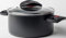 BALLARINI Click & Cook Kochtopf aus Aluminium mit Keravis-Antihaftbeschichtung und einklappbaren Griffen, 20 cm, 3,25 L, Schwarz