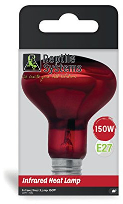 Aquarium Systems 117016 IntraRed Heat Lamp - 150W - E28