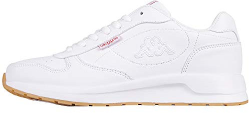Kappa Unisex Sneaker Fitnessschuh 242492 1010 Weiss, Schuhgröße:45 EU