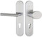 Hermat HT-Schutz-Wechsel-Garnitur 1802 - Basic 02 | 92mm | Türstärke 64-77mm | Edelstahl matt |