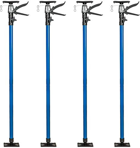 TecTake Pezzi PUNTELLO per Solai TELESCOPICO di Sostegno in Acciaio ESTENSIBILI da 115-290cm - Modelli Differenti - (4X Blu | No. 402400)