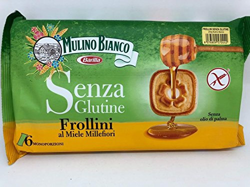 Mulino Bianco Frollini Italian Biscuits Cookies with Wildflower Honey (3 x 250g) 750g No Palm Oil! 6 Portions!