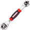 iPstyle Universal 48 in 1 Socket Wrench Multifunction Wrench Tool with 360 Degree Rotating Head, Spanner Tool for Home and Car Repair