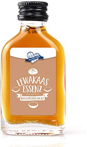 Bavariashop Schnapserl Lewakaas Essenz, Kräuterlikör 2 cl, Süffig bayerische Geschenkidee