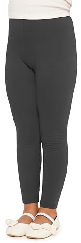 Merry Style Mädchen Lange Leggings aus Baumwolle MS10-225 (Graphite, 116 cm)