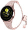 AISPORTS 22mm Quick Release Watch Strap Compatible with Garmin Venu 3/Venu 2 Strap Diamonds Jewelry Bracelet Replacement Band for Garmin Forerunner 255/265/745/Darth Vader/First Avenger/Vivoactive 4